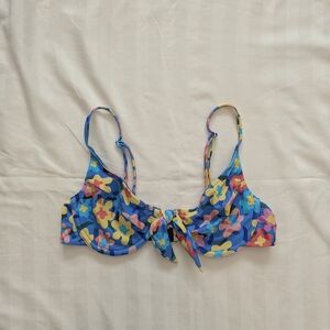 Blackbough Blue Floral Bikini Top